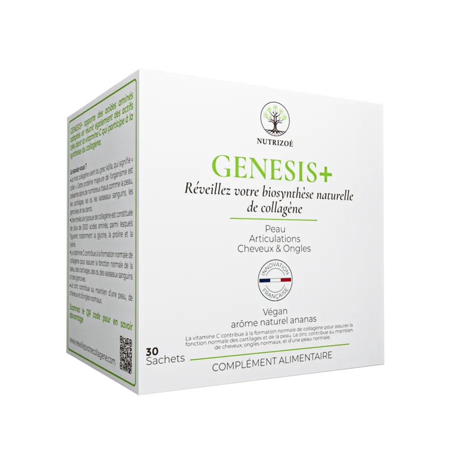 Boîte GENESIS+, Réveillez votre biosynthèse naturelle de collagène